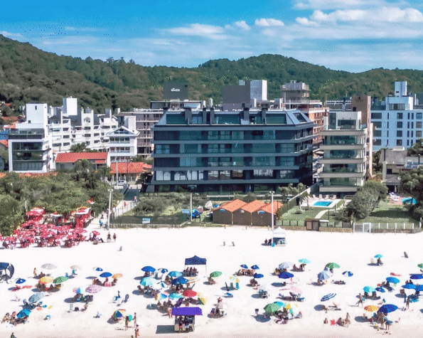 Apartamento Frente Mar em Jurerê no condomínio Gênova Residenza unidade 102